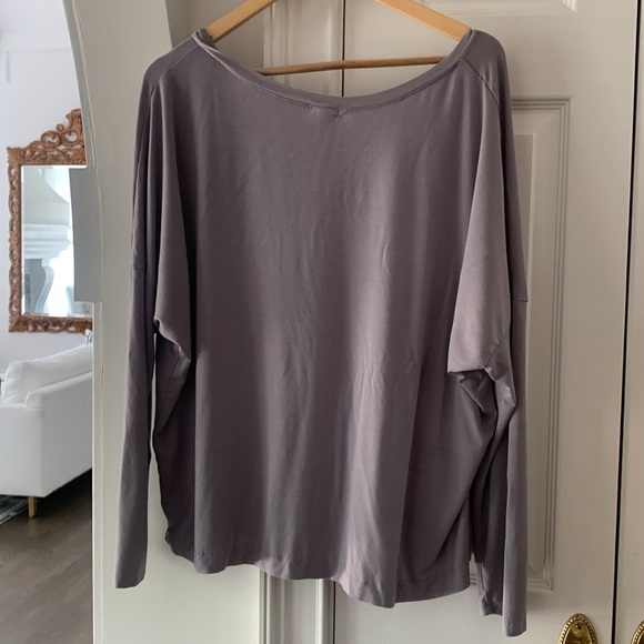 EBERJEY The Gisele TENCEL™ Modal Slouchy Pajama Top Large - Picture 5 of 6